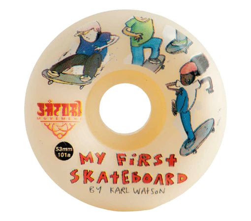 SATORI WHEELS - WATSON - MY FIRST SKATEBOARD 101A (53MM) - The Drive Skateshop