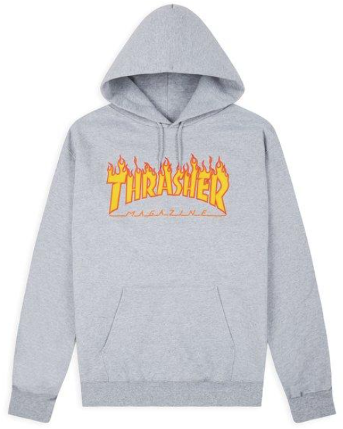 Flame on sale logo hoodie