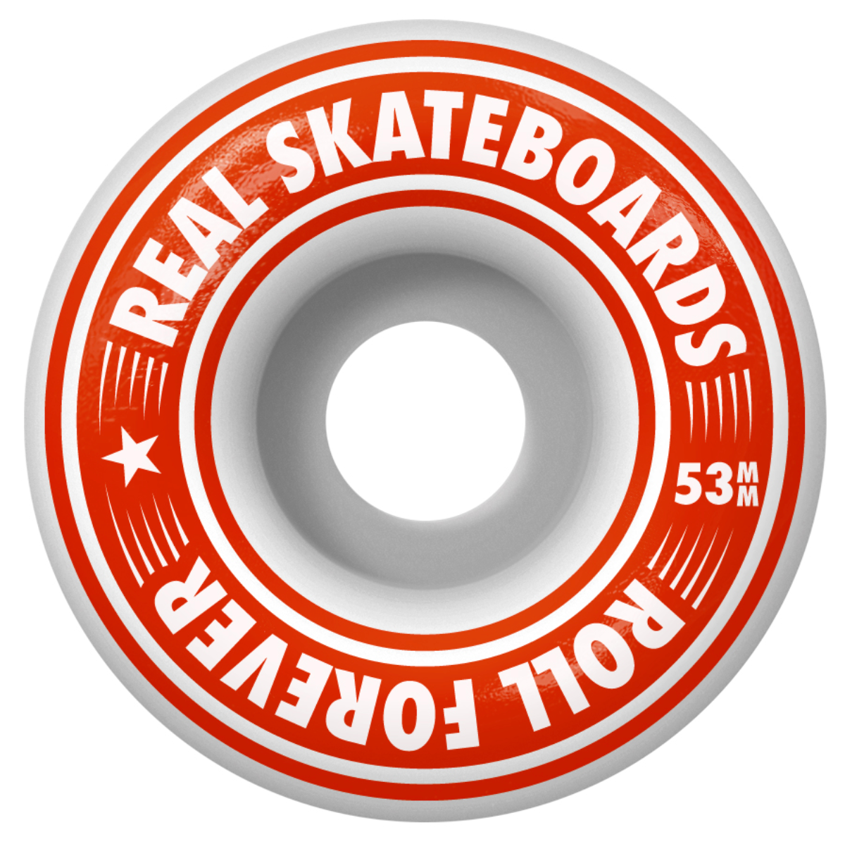 REAL COMPLETE - CLASSIC OVAL RED MINI (7.3") - The Drive Skateshop