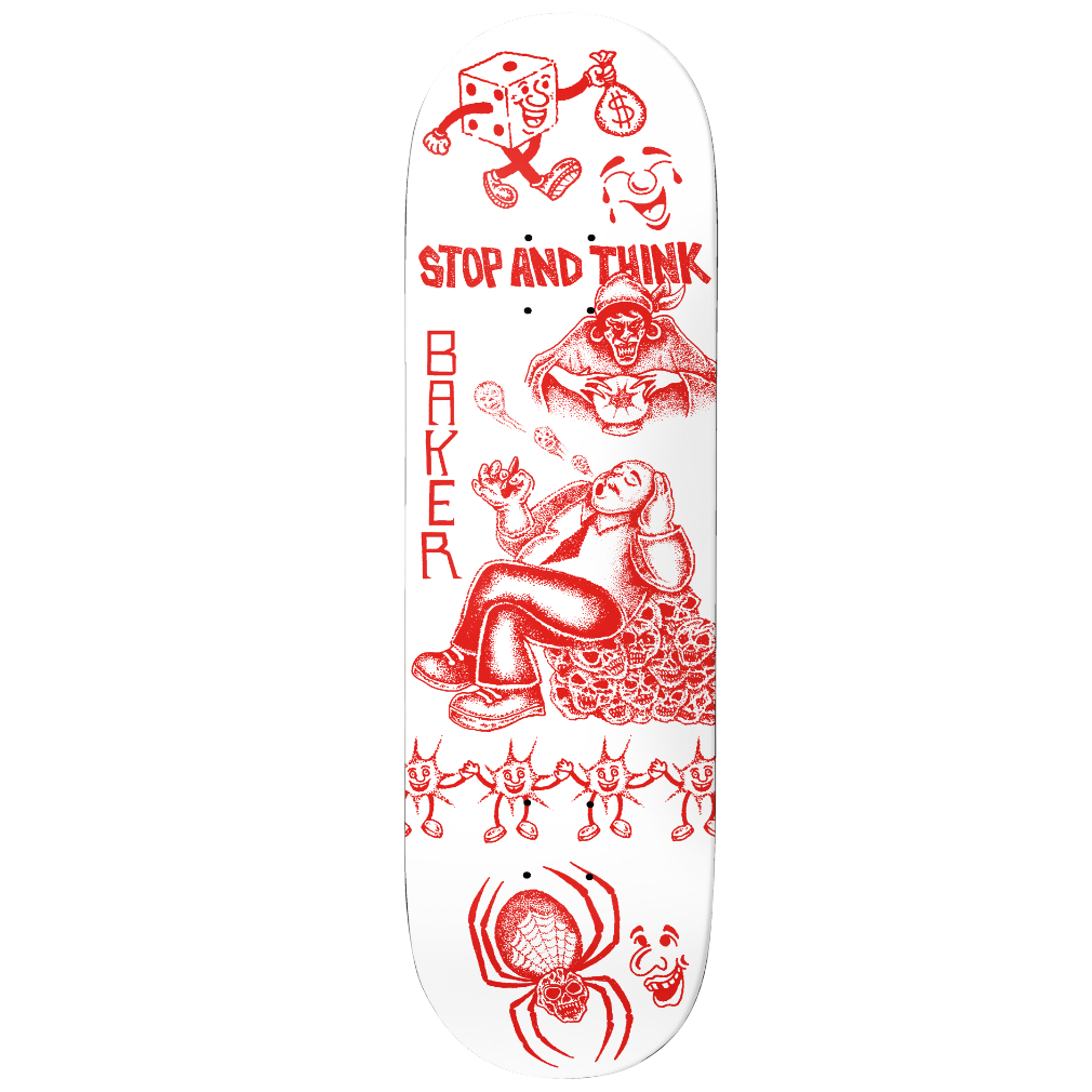 BAKER DECK REYNOLDS STOP AND THINK (8")