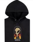 THRASHER X AWS BELIEVE HOODIE BLACK - The Drive Skateshop