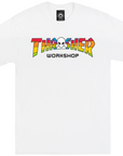 THRASHER X AWS SPECTRUM TEE WHITE - The Drive Skateshop