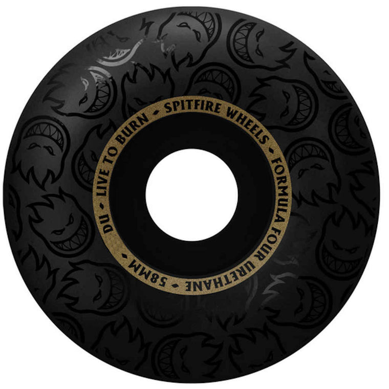 SPITFIRE WHEELS F4 BLACK OUT RADIAL 101A (58MM)