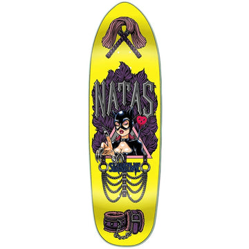 STRANGLOVE DECK NATAS KAUPAS GUEST MODEL YELLOW - AUTOGRAPHED BY SEAN CLIVER (10