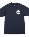 HOPPS TEE - SUN LOGO NAVY - The Drive Skateshop