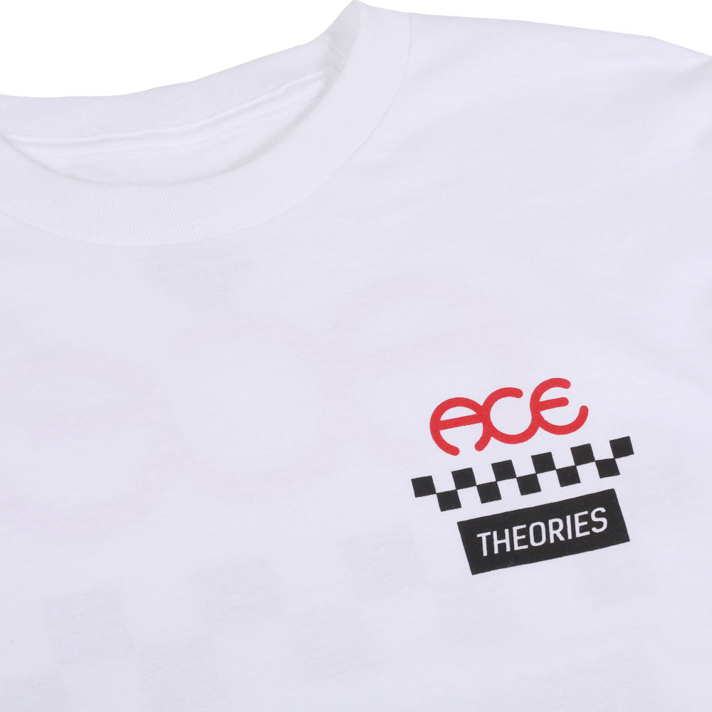 THEORIES X ACE L/S TEE WHITE
