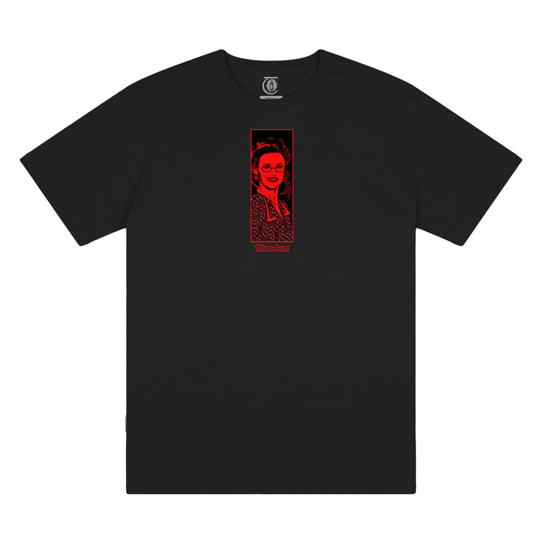 THEORIES QUEEN OF THE CASTLE T-SHIRT - BLACK - The Drive Skateshop