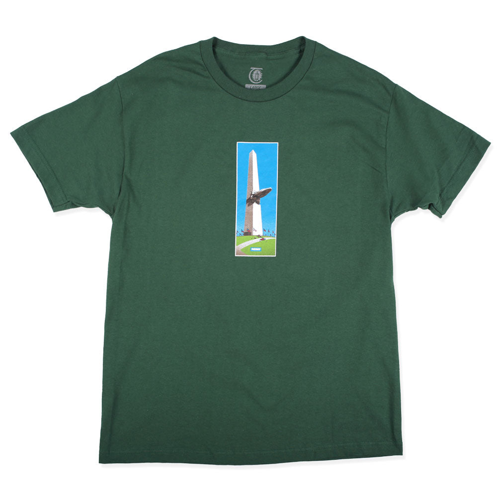 THEORIES THE INCIDENT TEE FOREST GREEN