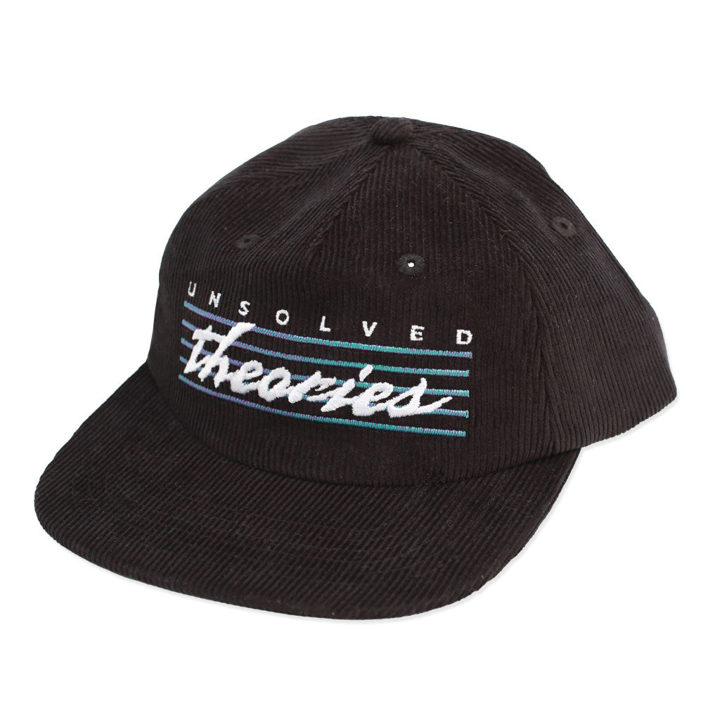 THEORIES UNSOLVED CORDUROY SNAPBACK BLACK