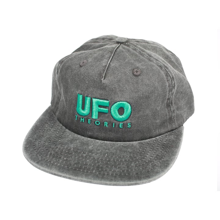 THEORIES CAP - UFO INTERNATIONAL STRAPBACK - BLACK DENIM