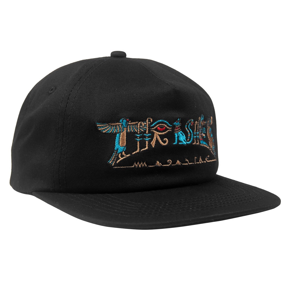 THRASHER HIEROGLYPHICS SNAPBACK BLACK