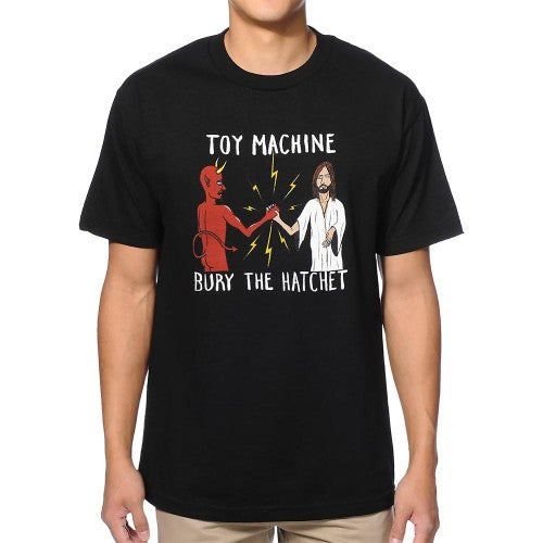 TOY MACHINE BURY THE HATCHET T-SHIRT BLACK 