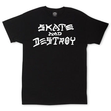 THRASHER SKATE & DESTROY TEE BLACK - The Drive Skateshop