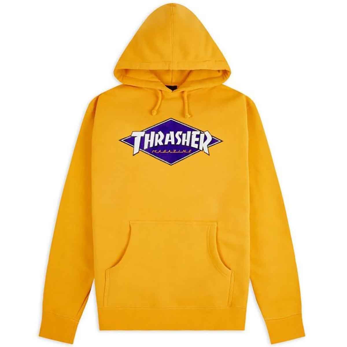 THRASHER HOODIE DIAMOND LOGO GOLD - The Drive Skateshop