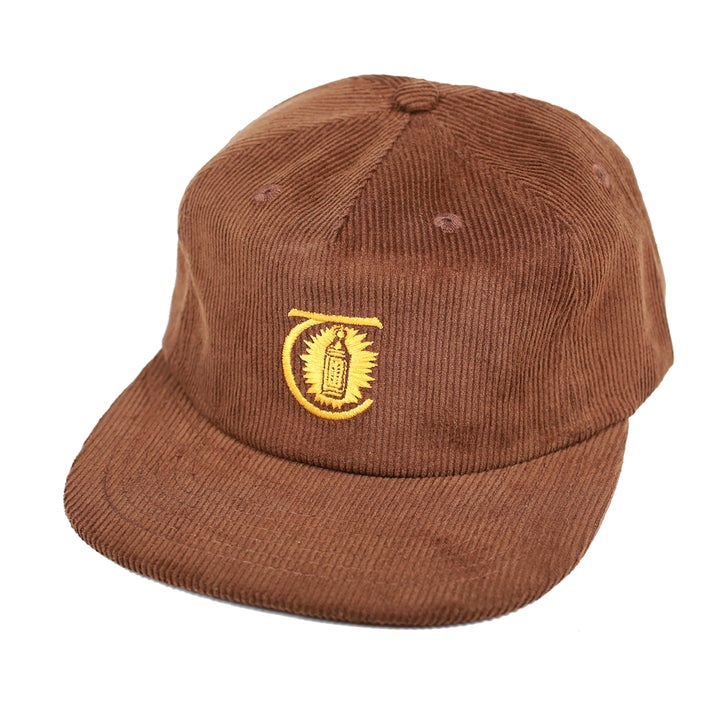 THEORIES CAP - LANTERN CORD STRAPBACK - VINTAGE BROWN