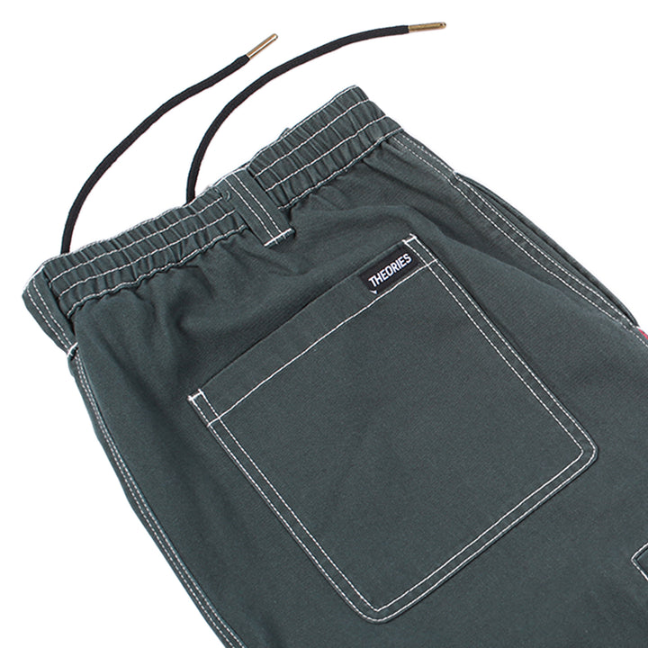 Theory Grey Striped Flat Front Boot Cut Pant Size 4 - Shop Linda's Stuff