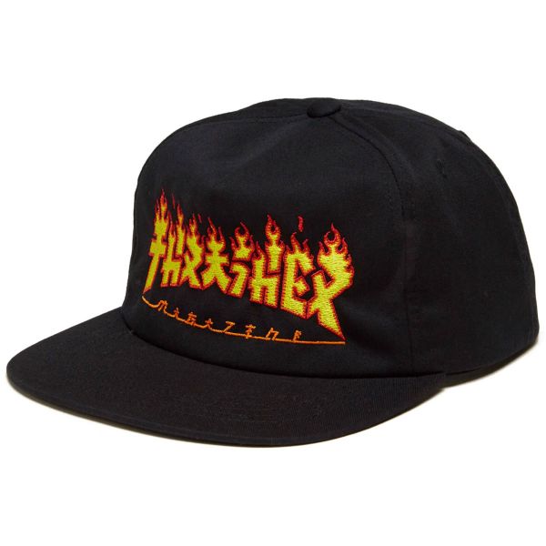 THRASHER EMBROIDERED GODZILLA FLAME HAT