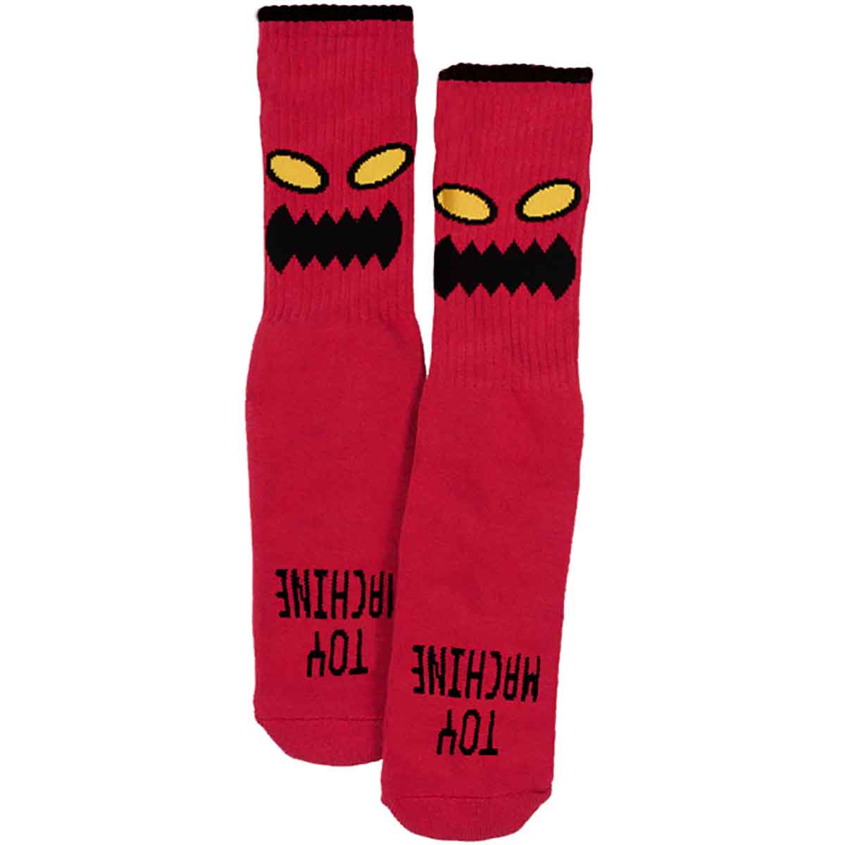 TOY MACHINE YOUTH SOCKS - MONSTER RED 