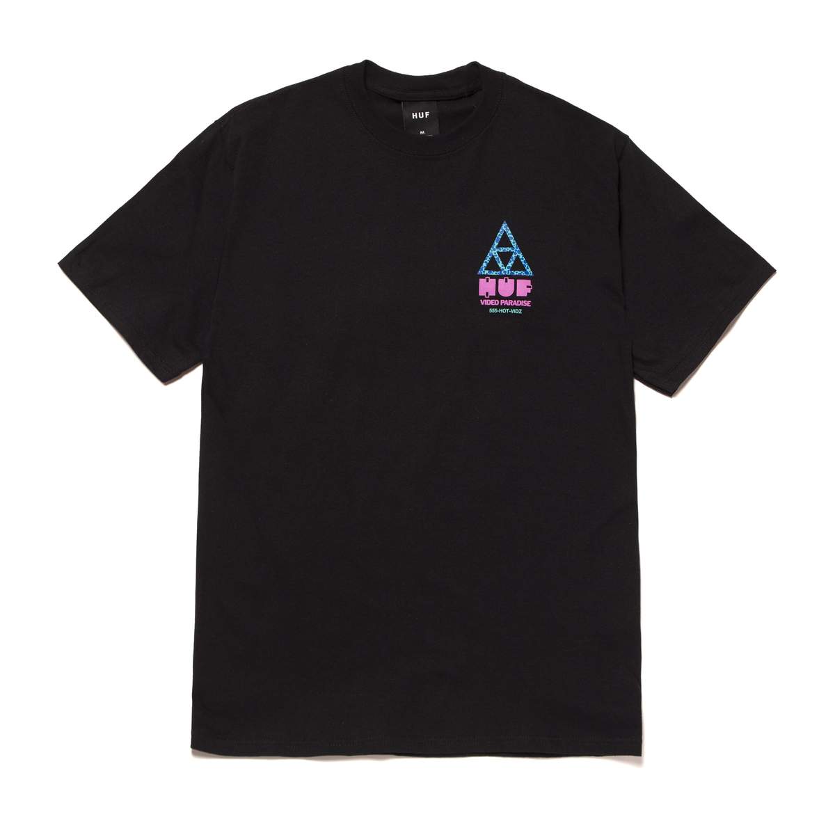 HUF T-SHIRT VIDEO PARADISE TT BLACK