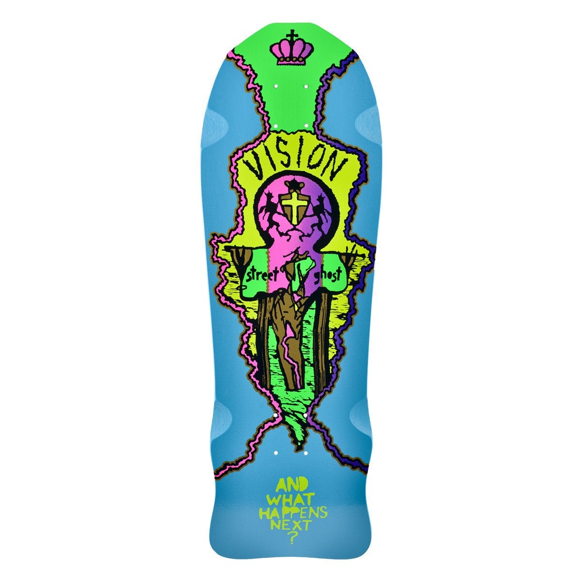 VISION DECK - STREET OLD GHOST TURQUOISE (9.75")