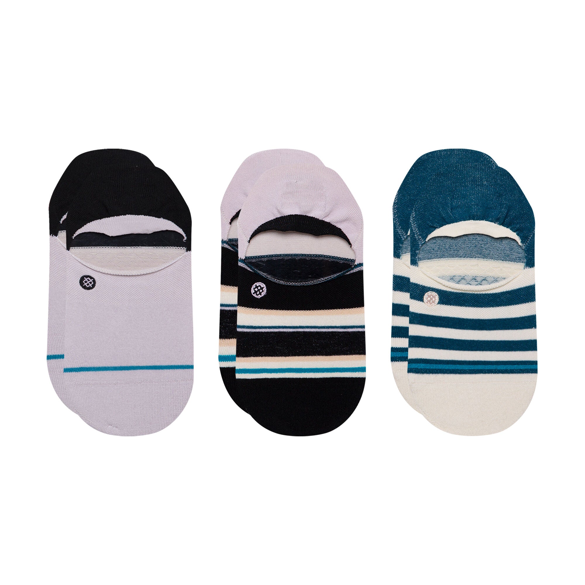 STANCE WOMENS SOCKS - LIFE LESS IS MORE 3 PACK MULTI