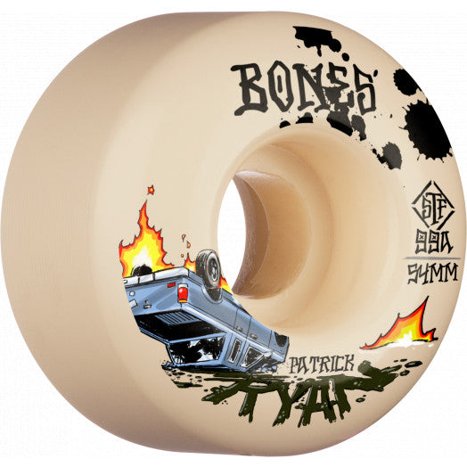 BONES WHEELS - RYAN CRASH & BURN V4 WIDE 99A (54MM/54MM)