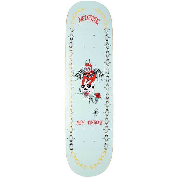 WELCOME DECK - RYAN TOWNLEY ANGEL ON ENENRA TEAL/GOLD FOIL (8.6&quot;)