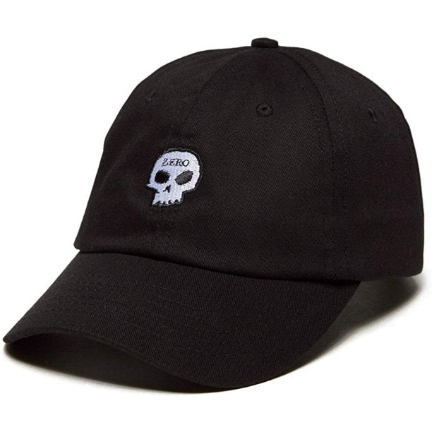 ZERO SINGLE SKULL UNSTRUCTURED DAD HAT - The Drive Skateshop