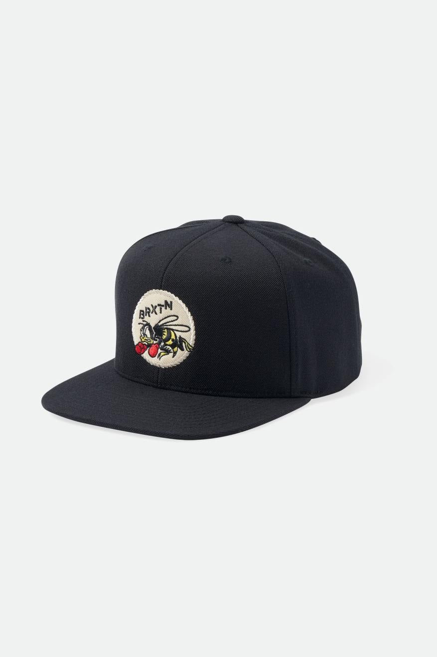 BRIXTON STINGER MP SNAPBACK BLACK