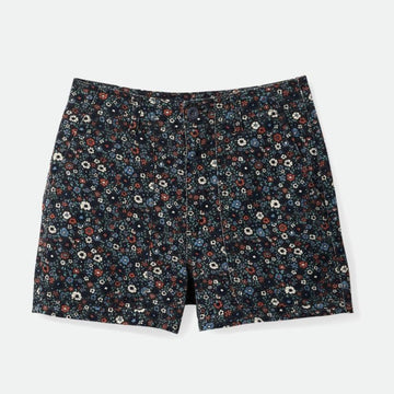 BRIXTON WOMENS VANCOUVER SHORT WASHED FLORAL/NAVY