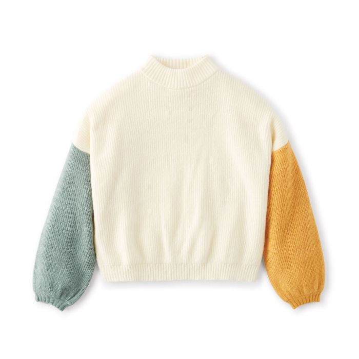 BRIXTON BURNING UP SWEATER - OFF WHITE - 49% ACRYLIC 37% NYLON 10% POLYESTER 4% SPANDEX - The Drive Skateshop