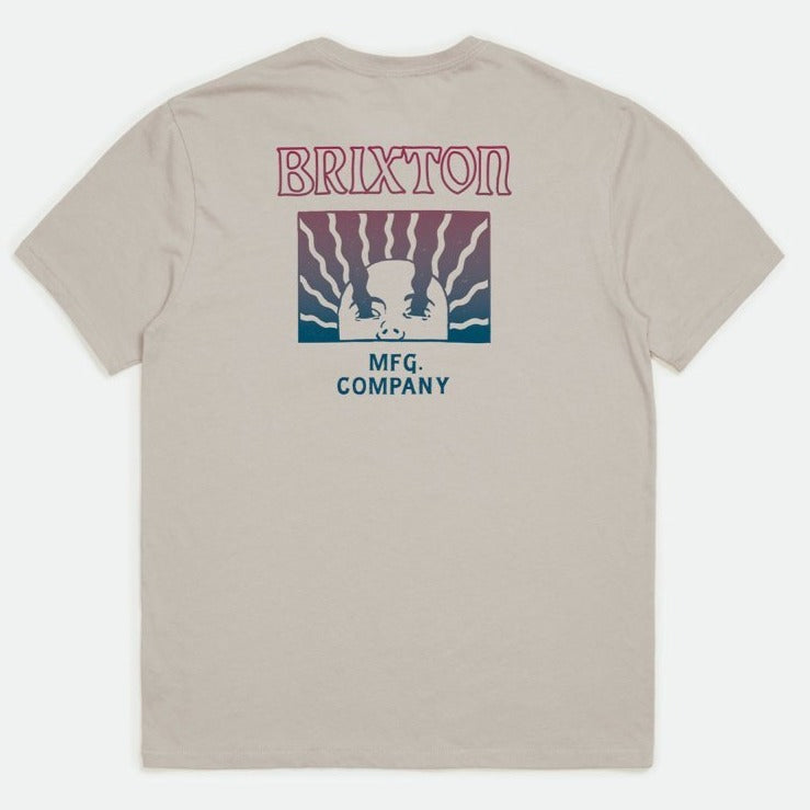 BRIXTON T-SHIRT HEED TLRT BEIGE - The Drive Skateshop