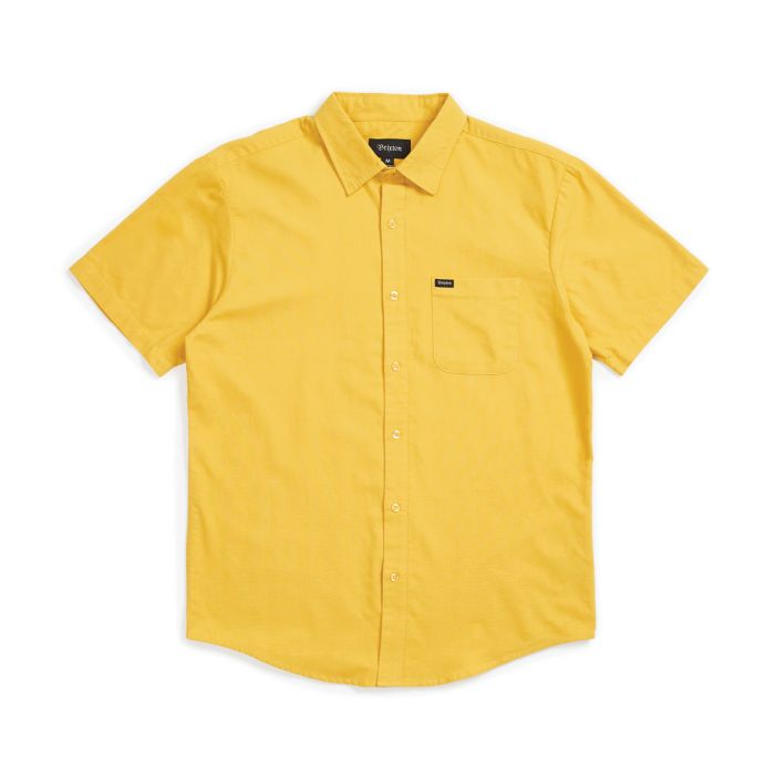 CHARTER OXFORD YELLOW BUTTON UP - The Drive Skateshop