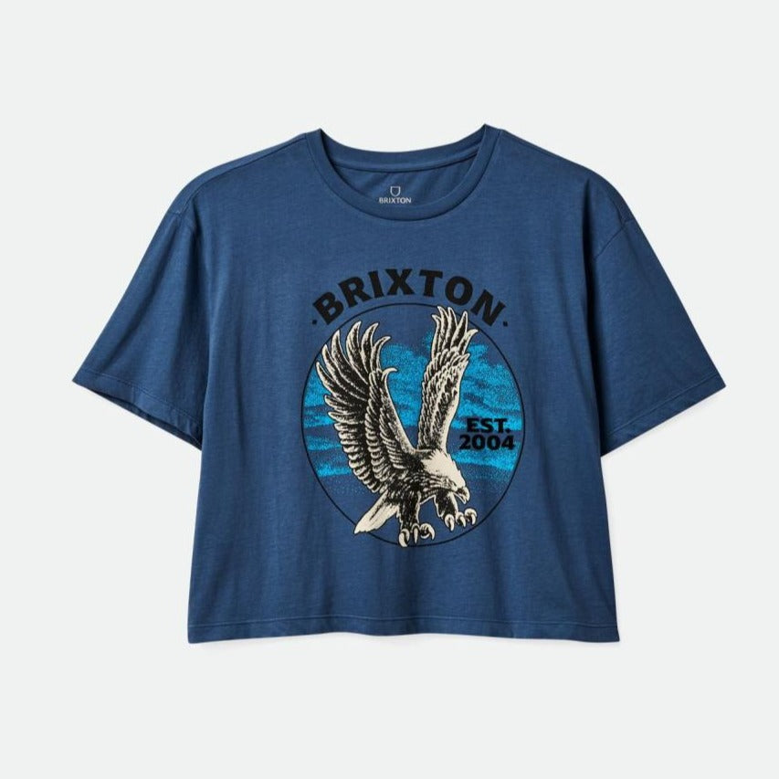 BRIXTON WOMENS NAVIGATOR S/S SKIMMER DEEP SEA