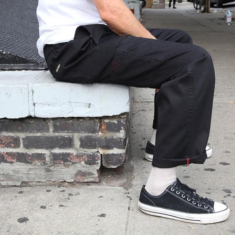 THEORIES PANTS STAMP LOUNGE BLACK - The Drive Skateshop