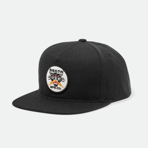 BRIXTON SPARKS MP SNAPBACK BLACK - The Drive Skateshop