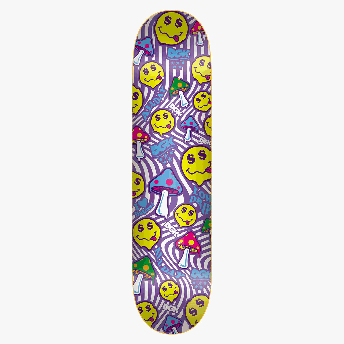 DGK DECK HAPPY DRIP  "UV ACTIVE" (8.25")