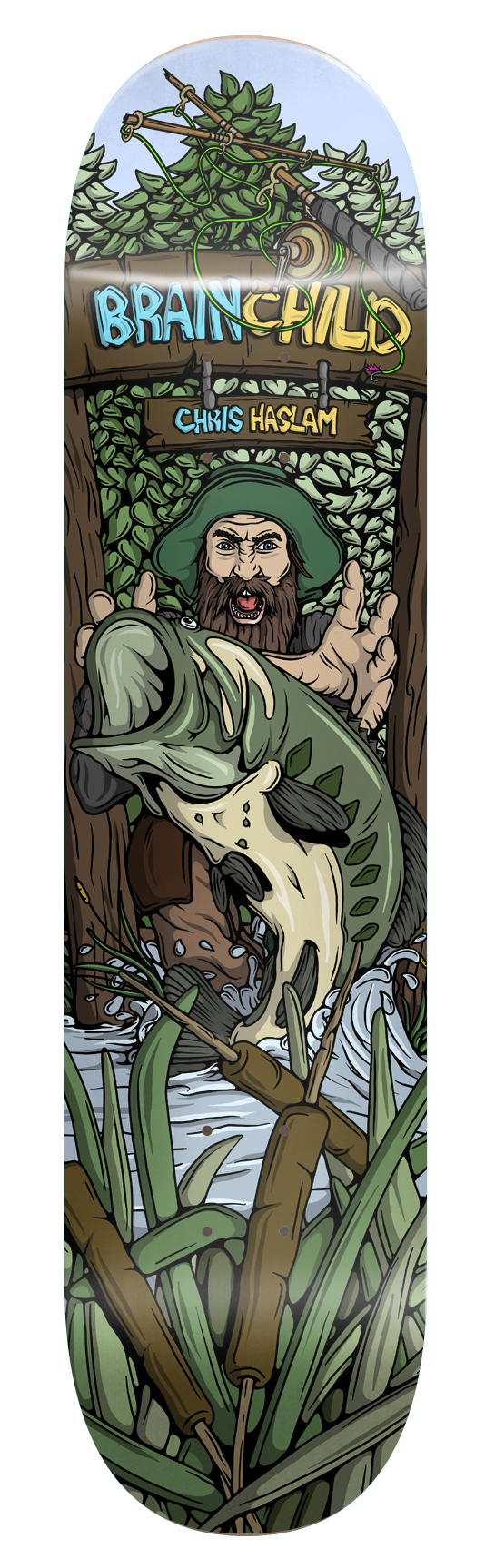 BRAINCHILD DECK DUMB BASS (8