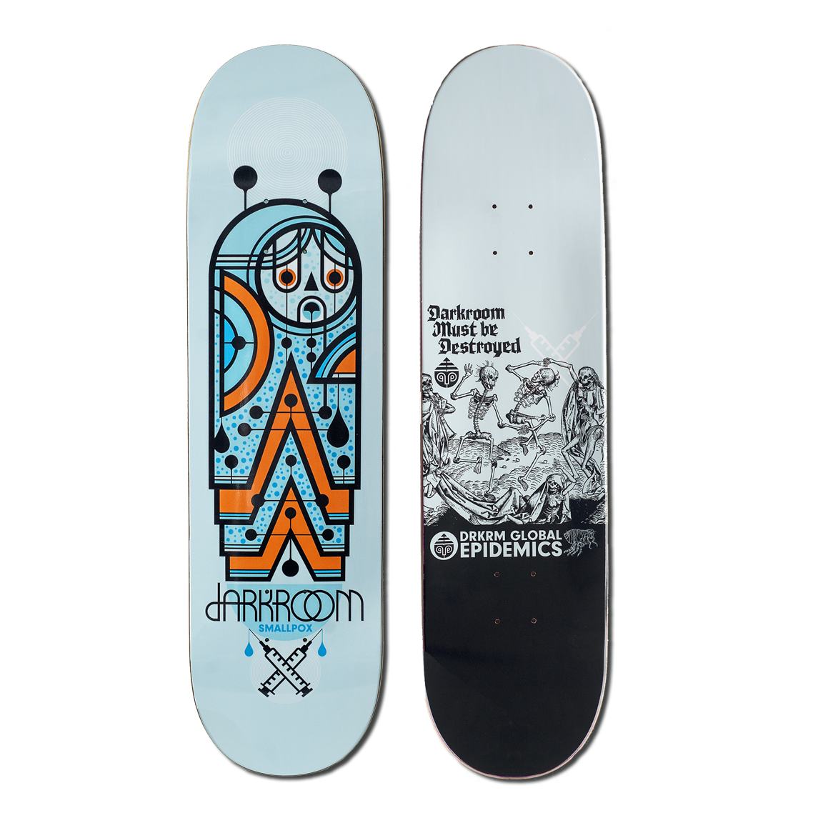 DARKROOM EPIDEMIC SMALLPOX DECK (8.375&quot;) - The Drive Skateshop