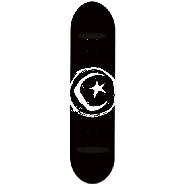 FOUNDATION STAR AND MOON BLACK (8.38&quot;) - The Drive Skateshop
