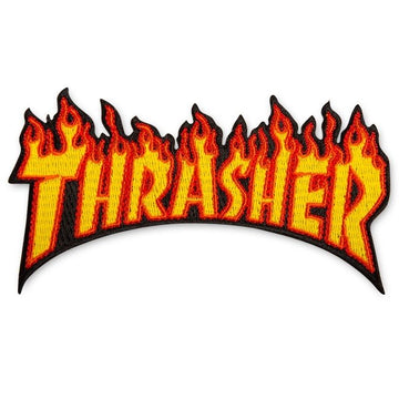 THRASHER FLAME PATCH - The Drive Skateshop