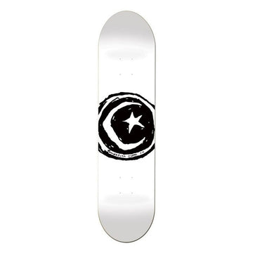 FOUNDATION DECK - STAR AND MOON WHITE (8.25