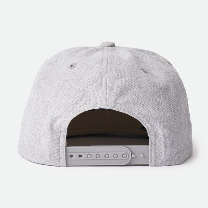 BRIXTON FORTE CROSSOVER SNAPBACK GREY - The Drive Skateshop