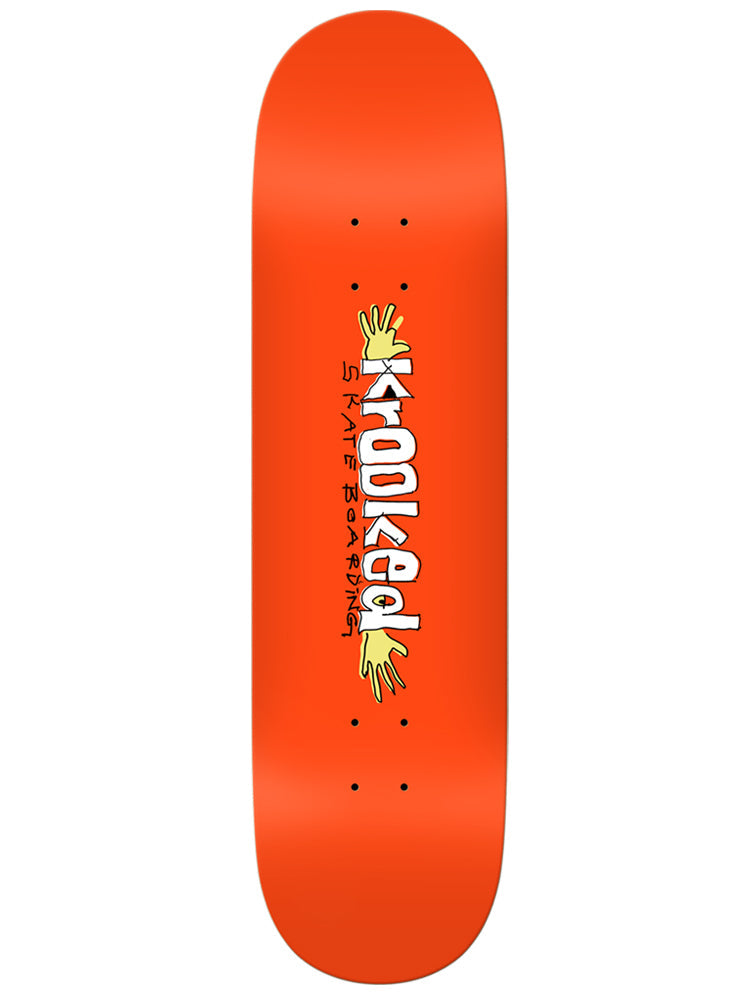 KROOKED DECK HANDS ON (8.5&quot;) - The Drive Skateshop