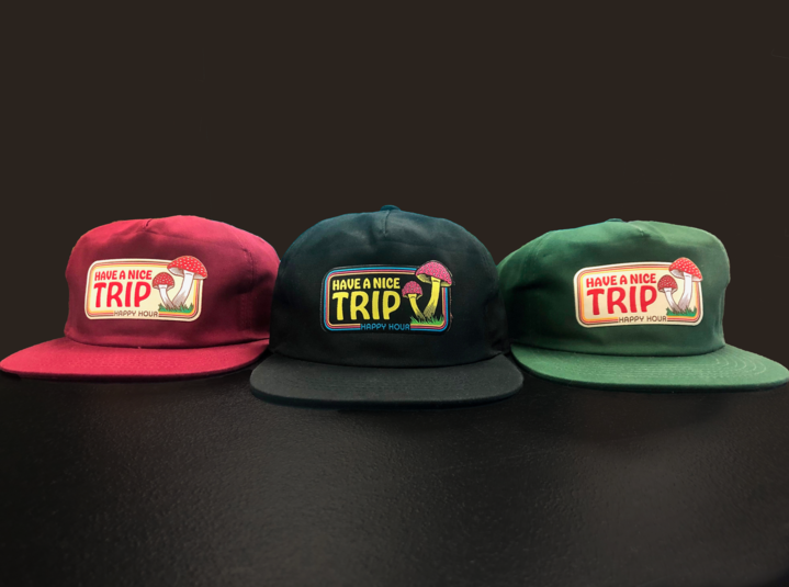 HAPPY HOUR SNAPBACK HAVE A NICE TRIP GREEN