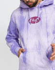 HUF SWEATER REALAX TIEDYE VIOLET - The Drive Skateshop
