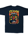 LOSER MACHINE FLAMIN DEVILS T-SHIRT NAVY