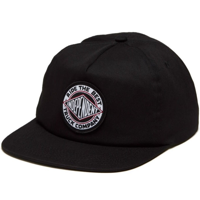 INDEPENDENT SNAPBACK BTG SUMMIT BLACK - The Drive Skateshop