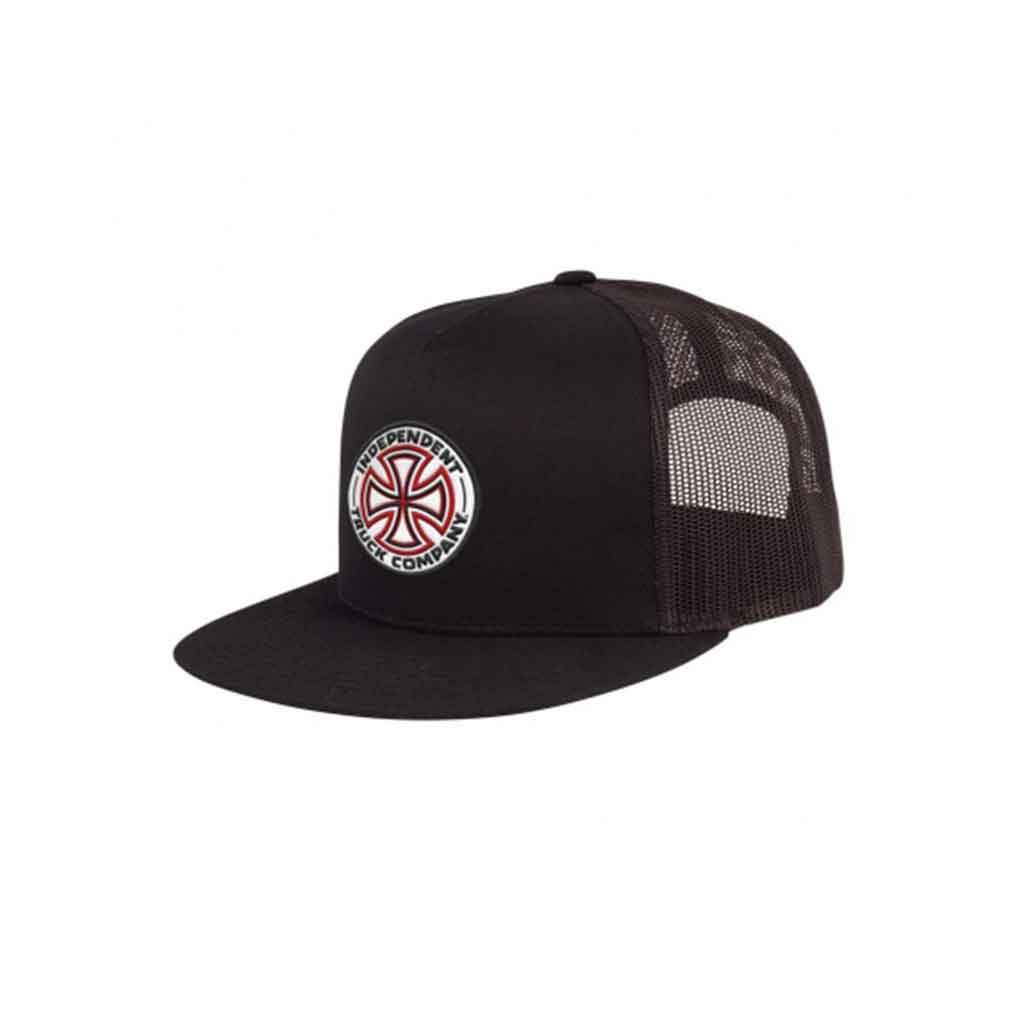 INDY TRUCKER HAT RED/WHITE CROSS - The Drive Skateshop