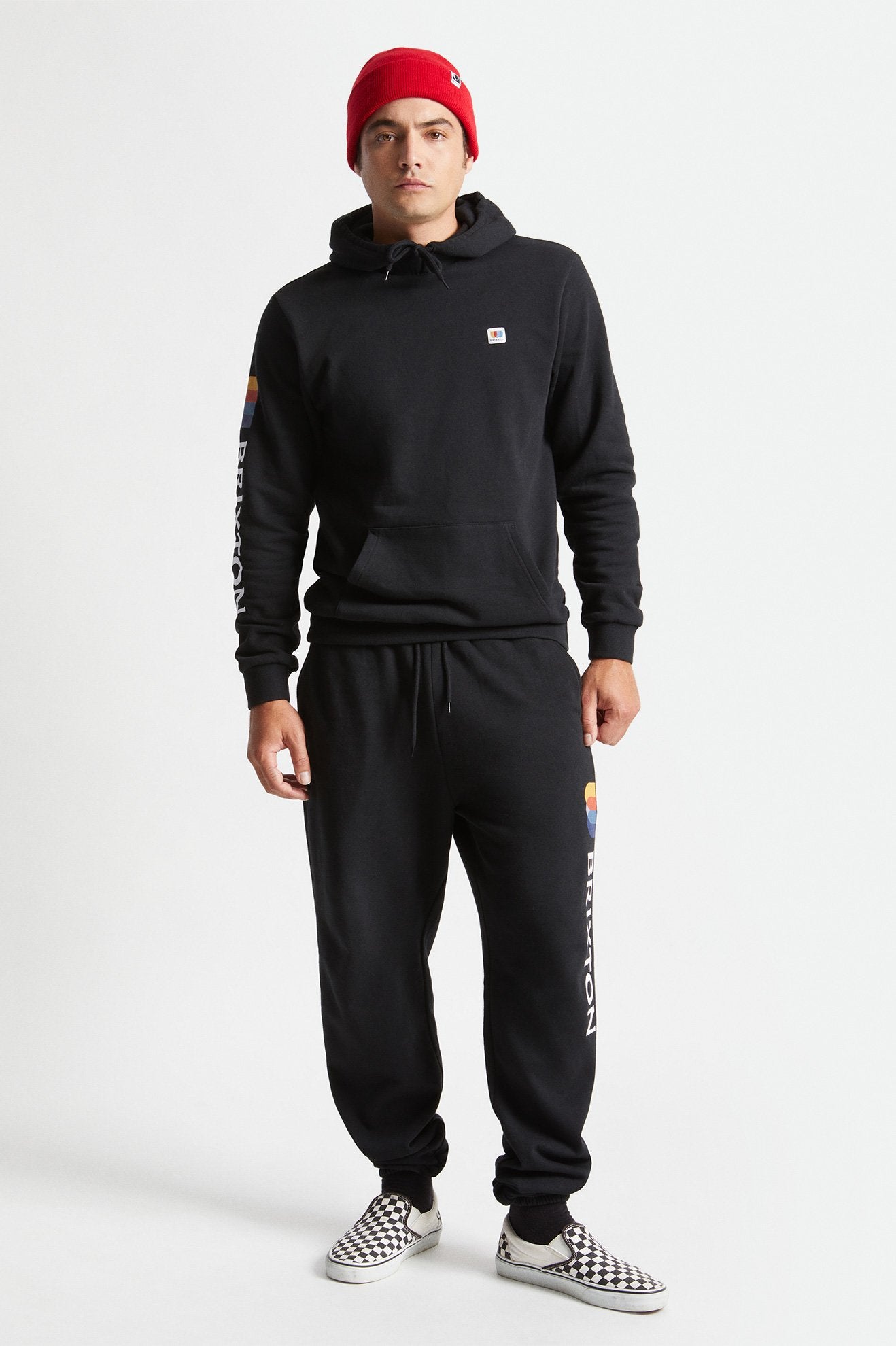BRIXTON ALTON SWEATPANT BLACK - The Drive Skateshop